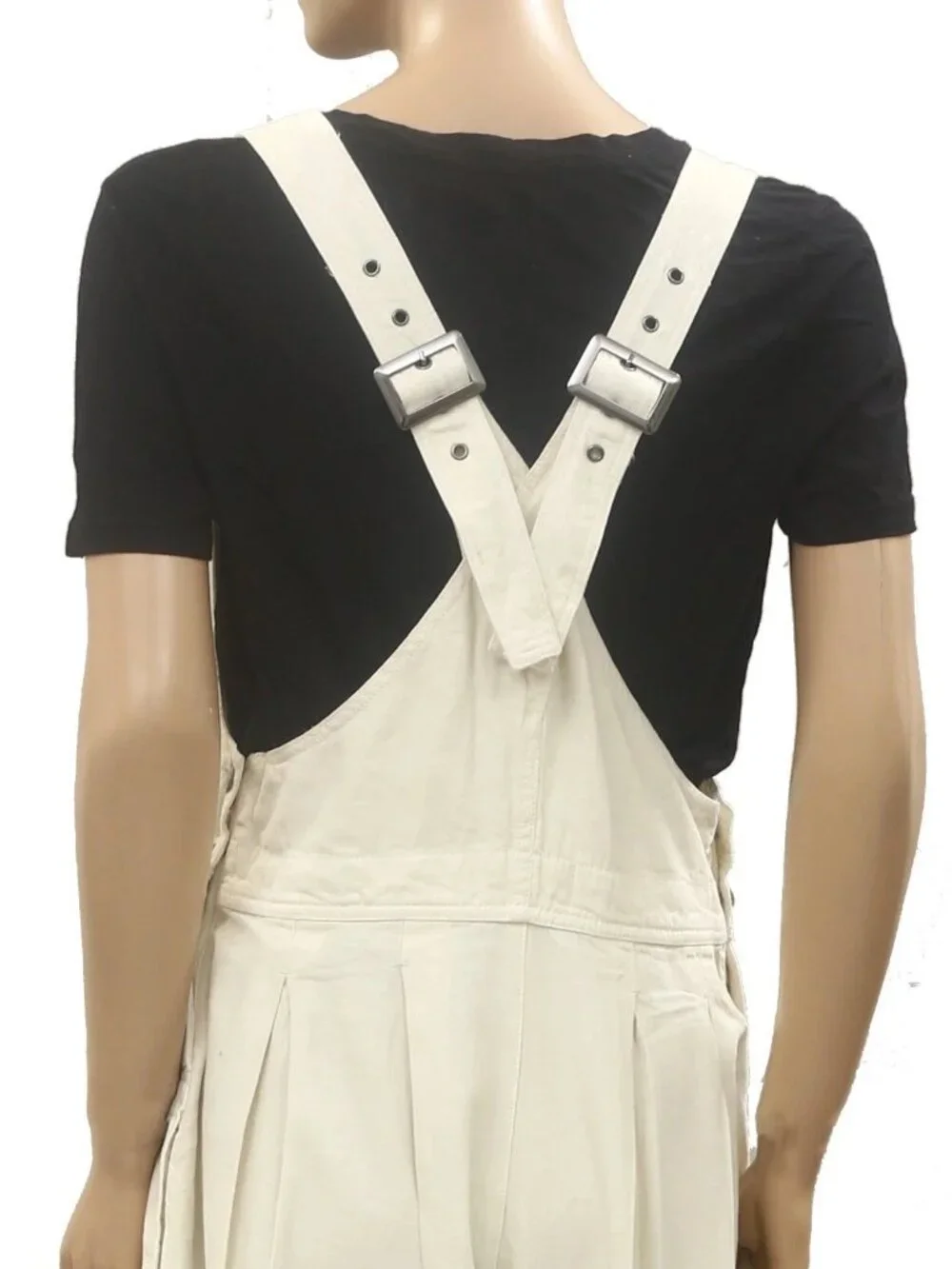 Free People We The Free Felix Tapered Overalls Jumpsuit Dress Pinafore L 288647